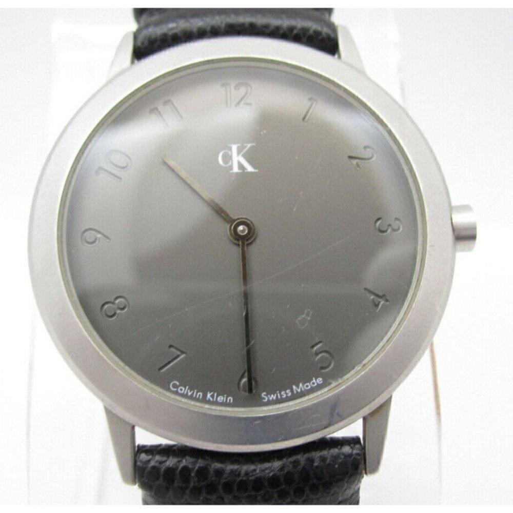 Women Calvin Klein Swiss Quartz‎ WR Analog 36mm Dial Causal Round Watch (G222)
